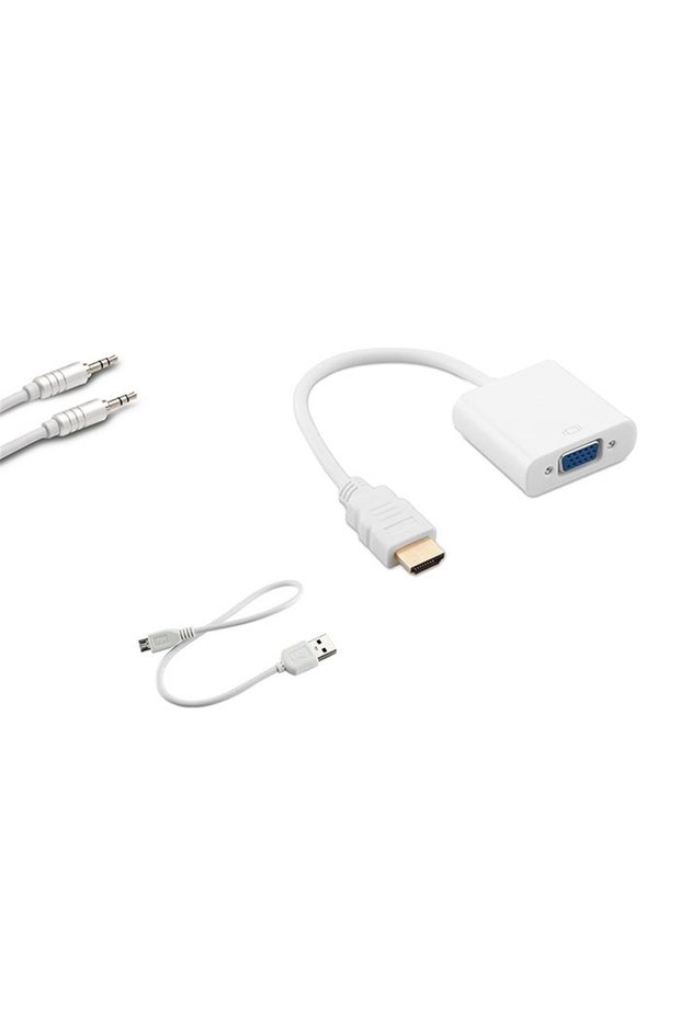 S-link SL-HVS13 HDMI Male to VGA Female + Audio Micro USB Converter
