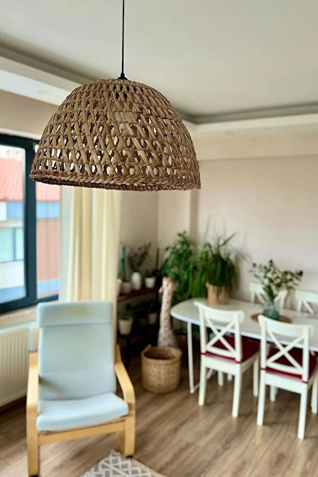 Özel Üretim Doğal Hasır Avize - 1