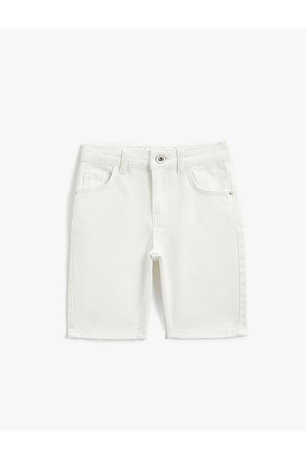 Kot Şort Cepli Pamuklu - Slim Fit - 3