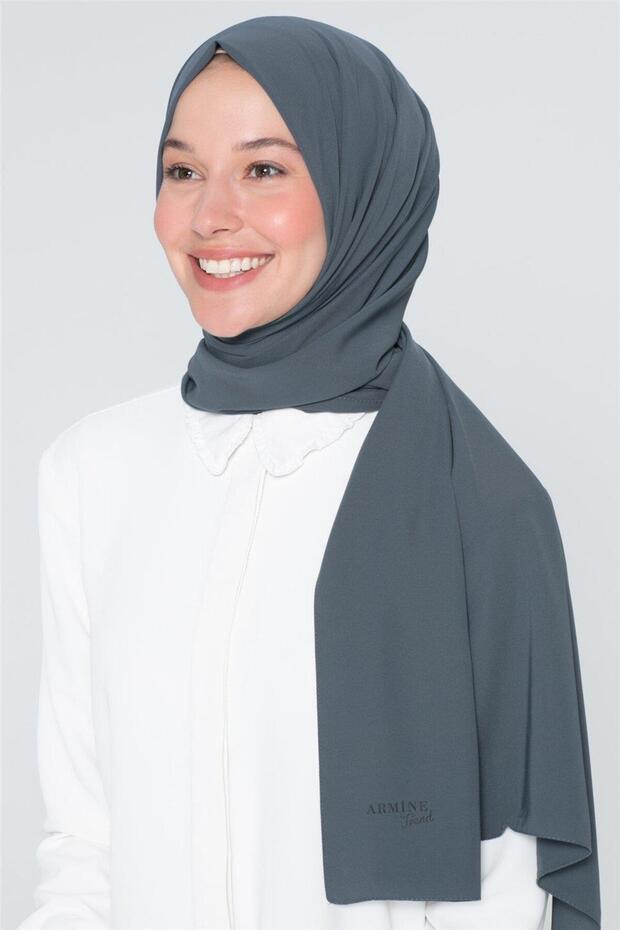 Women's Gray Medina Silk Shawl
