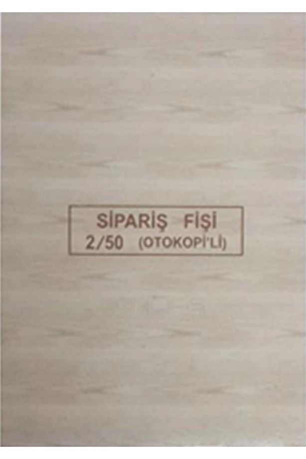 Sipariş Otokopili Fişi 2 X 50 Yaprak - 1