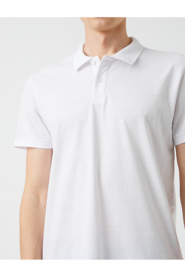 Basic Polo Yaka Tişört - 5