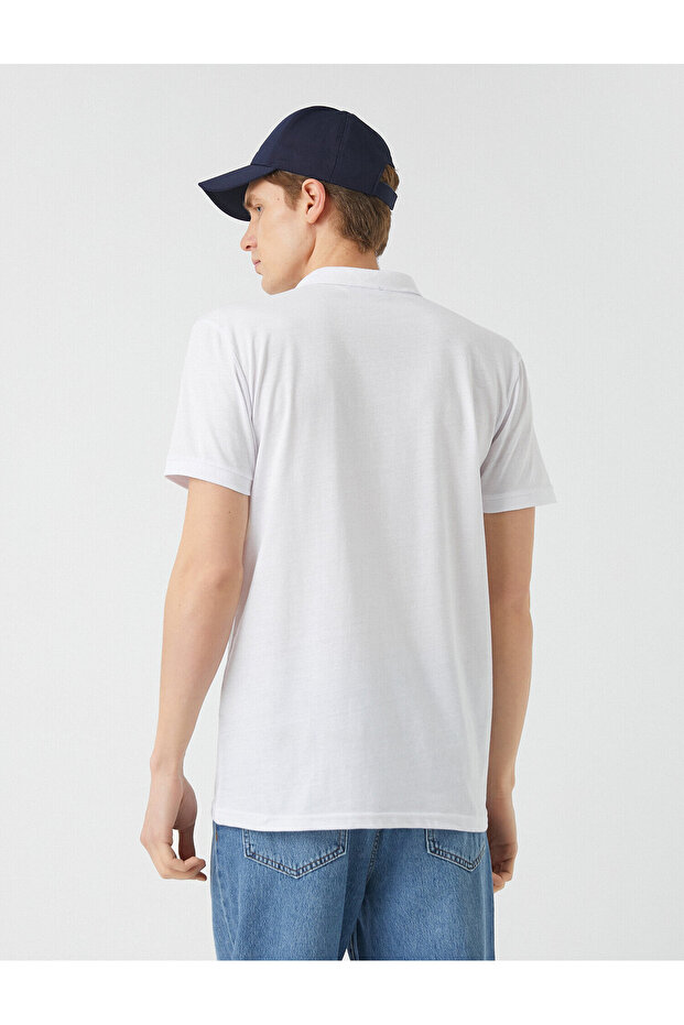 Basic Polo Yaka Tişört - 4