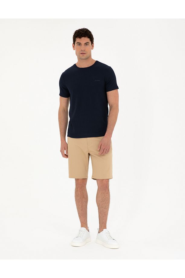 Camel Slim Fit Dokuma Şort 50291544-VR015 - 3