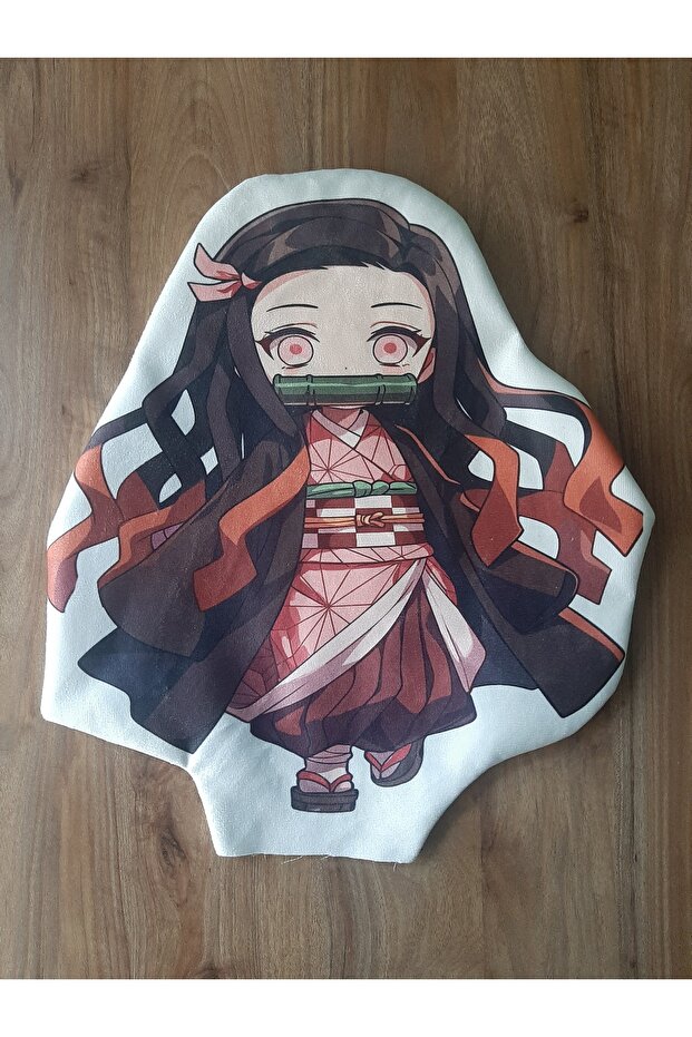 Ow Bag Demon Slayer - Nezuko Pattern Shaped Design Chibi Character Pillow