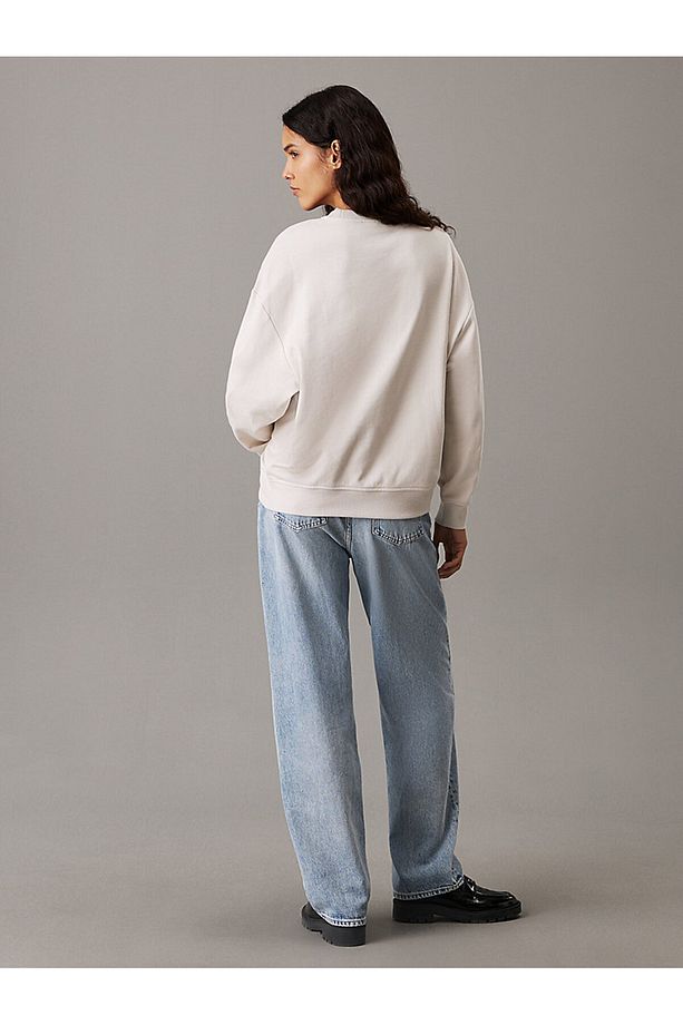 GLOSSY MONOLOGO REGULAR CREWNECK - 2