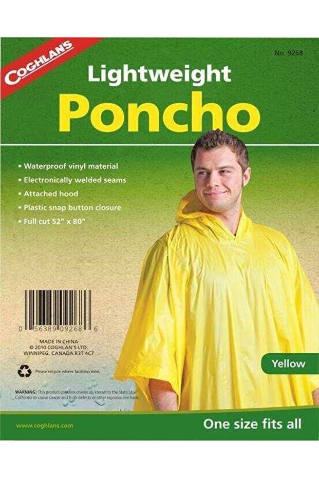 Yağmurluk Panço (SARI) - 1