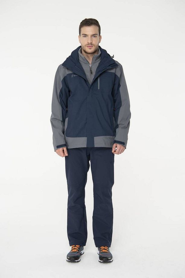 Elbruz 3in1 Erkek Ceket Navy - 1