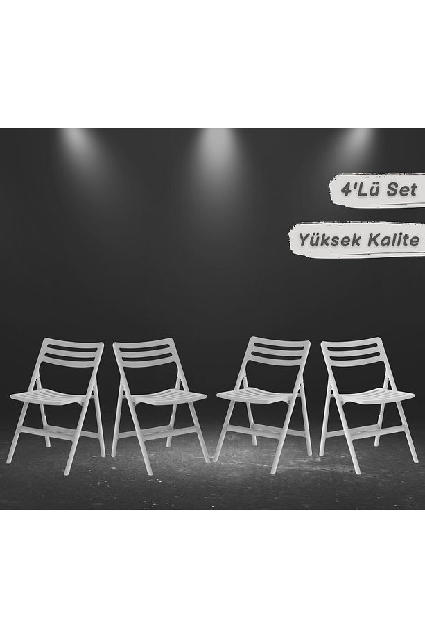 PİKNİK KATLANABİLİR SANDALYE 4 Lü Set - 6