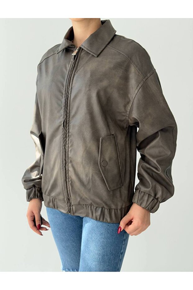 Coolcraft Suni Deri Ceket - 3