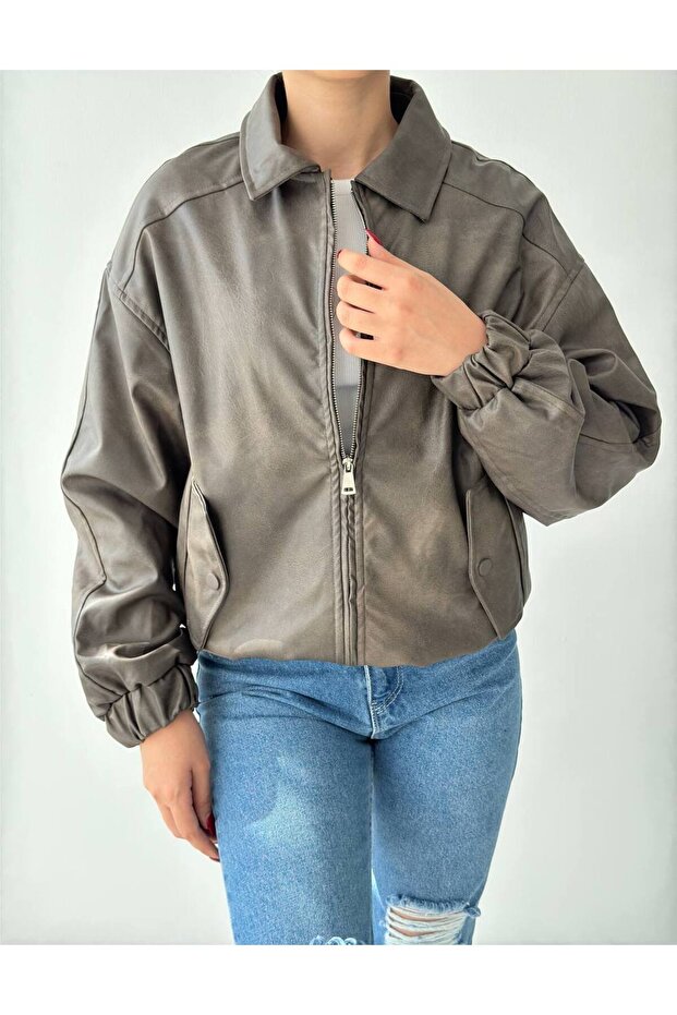 Coolcraft Suni Deri Ceket - 6