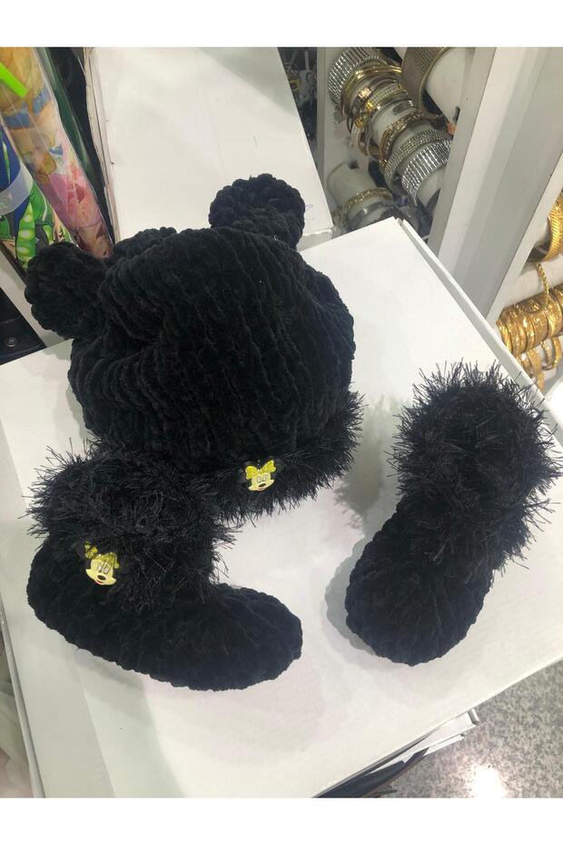 kışlık şapka ve panduf - 1