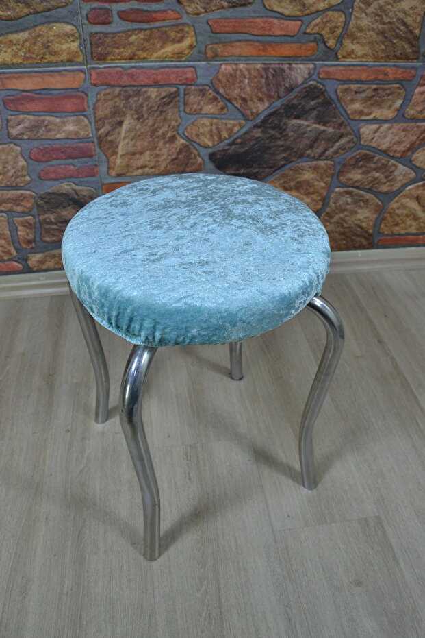 4 Pieces Stool Cover Velvet Fabric
