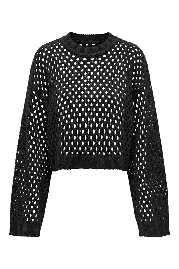 ONLSMILLA SHORT PULLOVER L/S KNT NOOS - 2