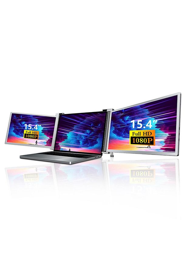 NPM20 15.4" FHD 1080p IPS Type-C Taşınabilir Dizüstü 2'li Monitör Çoklayıcı Notebook Monitör - 1