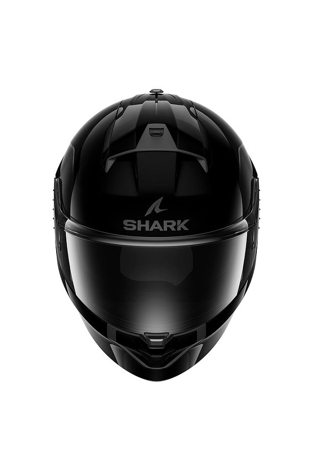 Rıdıll 2 Blank Parlak Siyah Kapalı Kask - 2