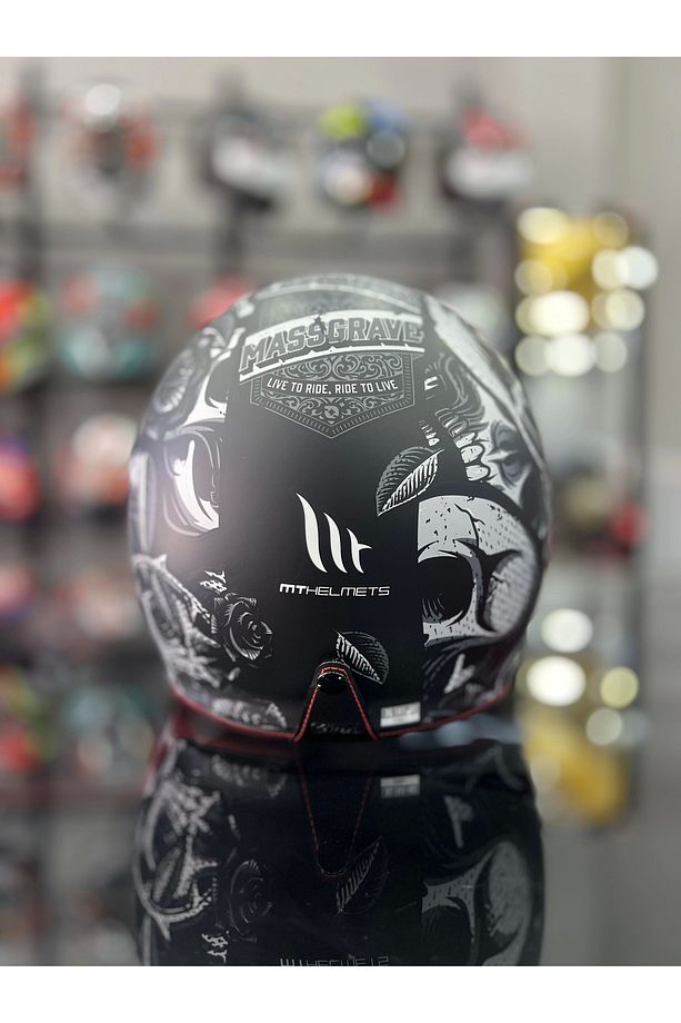 Helmets Le Mans 2 Sv Breakout B2 Mat Siyah Yarım Kask - 4