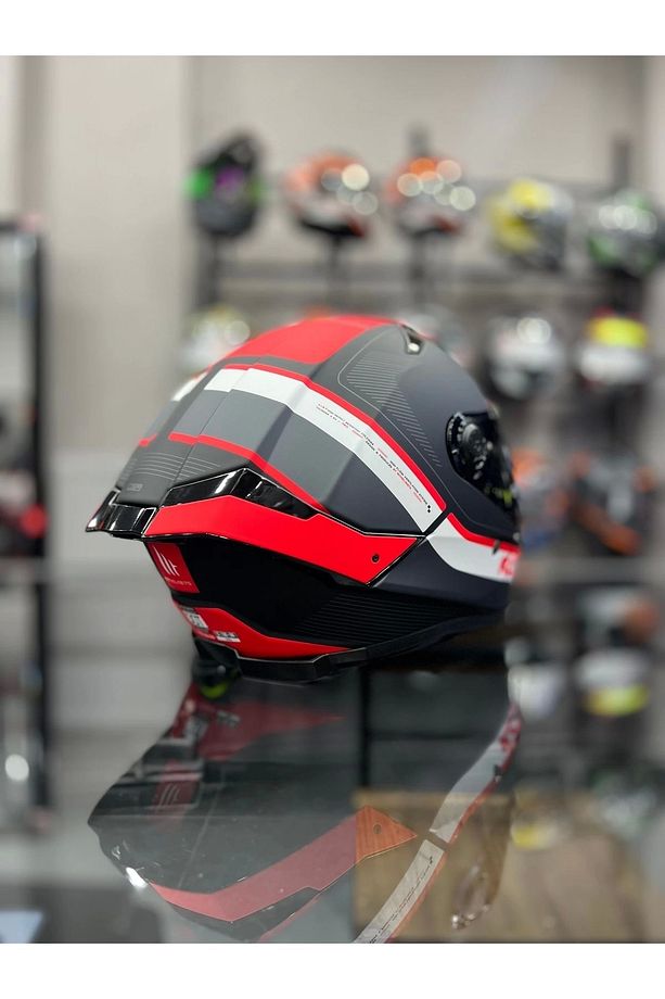 THUNDER 4 R25 B5 MATT KASK motozilla ŞEFFAF VİZÖRLÜ - 5