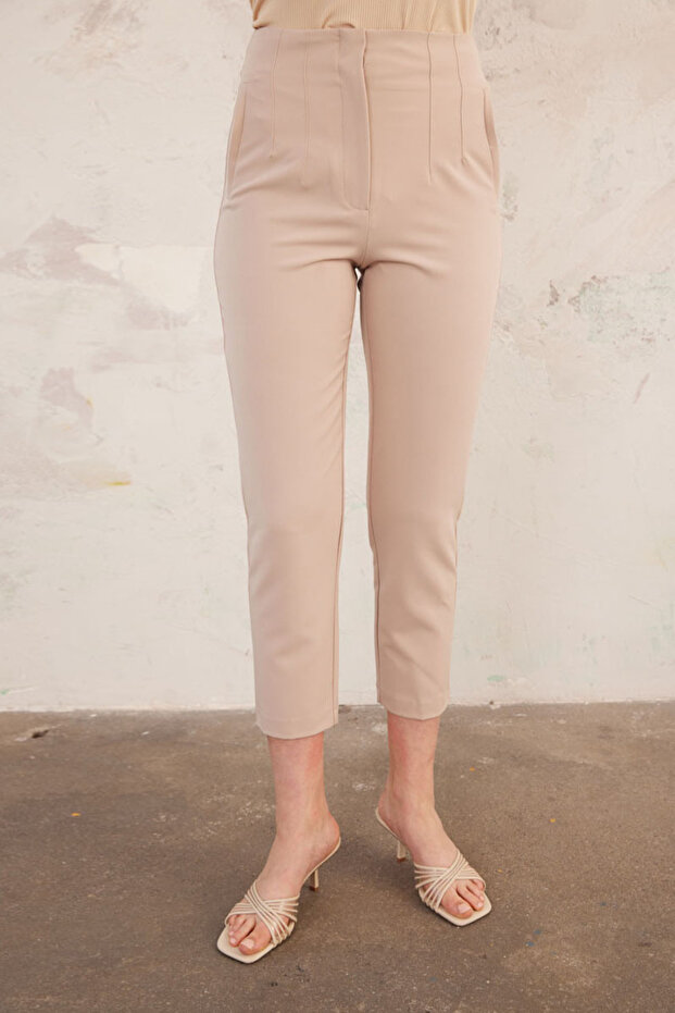 Yüksek Bel Pantolon - 6