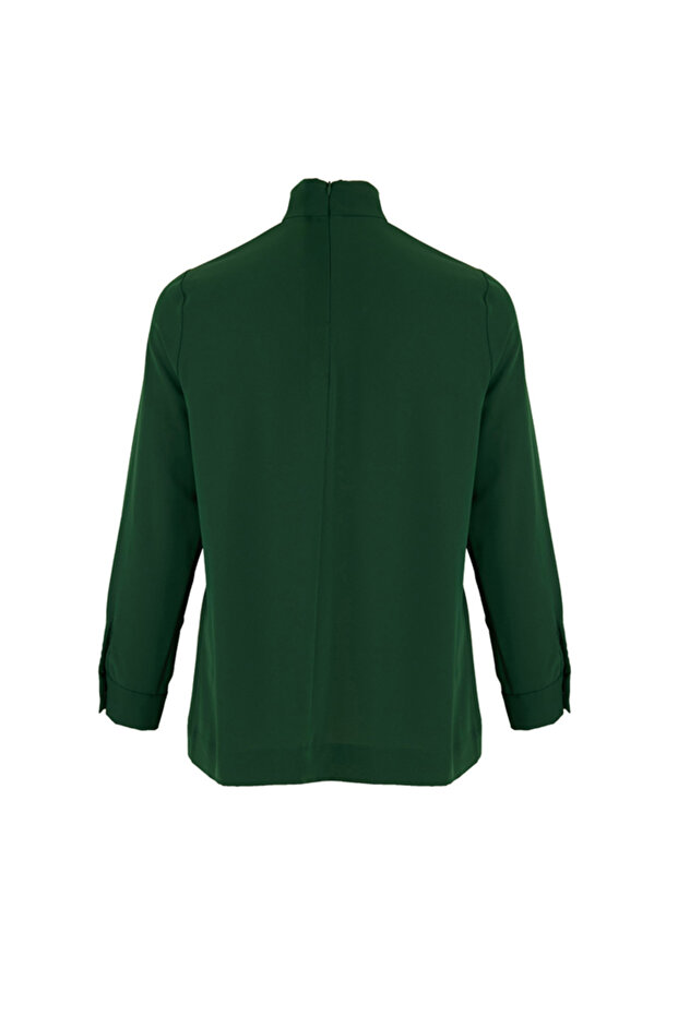 İşleme Detaylı Bluz - 3