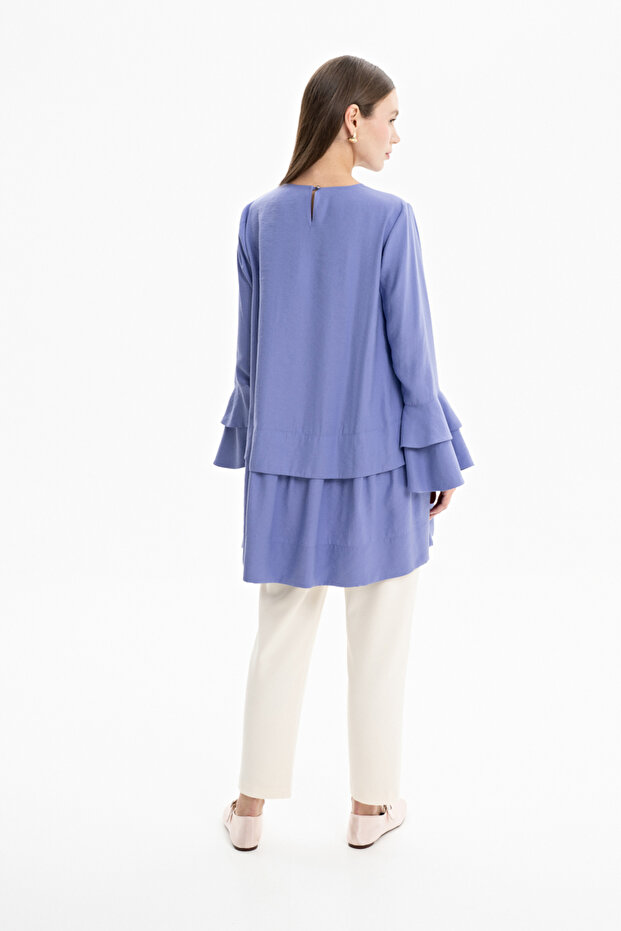 Fırfır Detaylı Tunik - 4