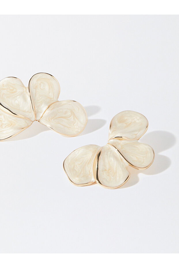 Kristalli Çiçek Küpe - 3