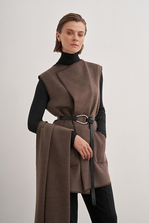 9141111  Dikişli Yelek - 4