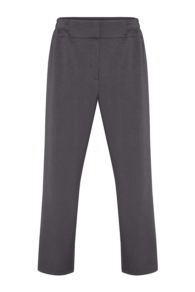 Beli Lastikli Örme Pantolon - 1