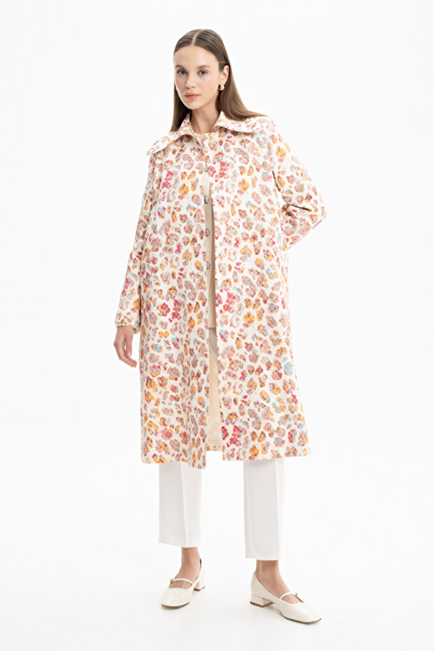 Geniş Yaka Keten Tunik - 6