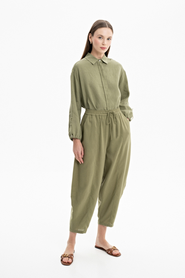 Basic Relaxed Cut Pants - 1