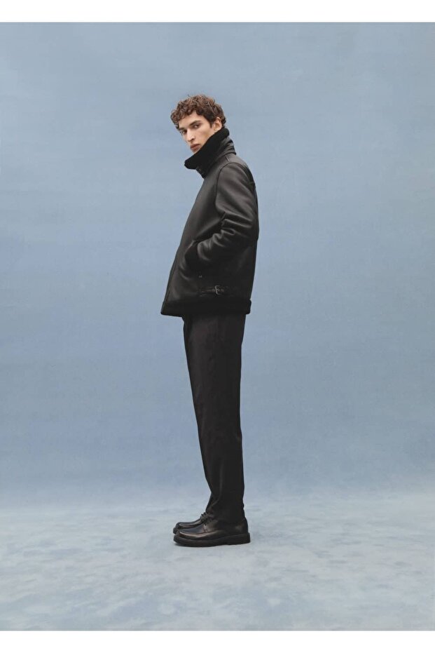 Regular kesim pensli pantolon - 8