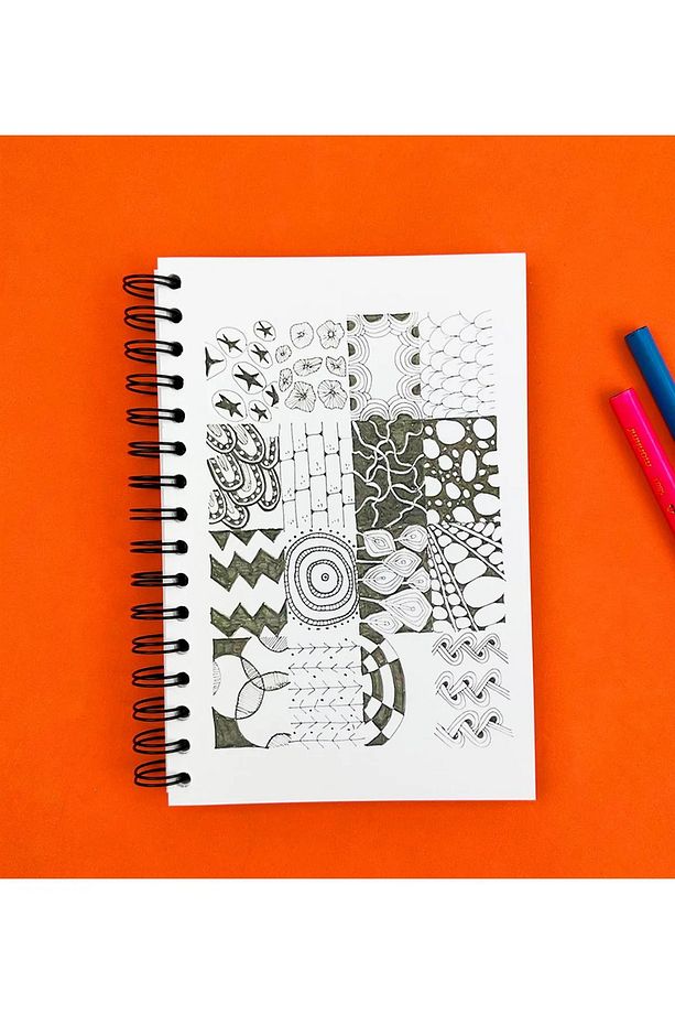 Konuşan Tasarımlı A5 Sketch Book - Eskiz Defteri - 192 Sayfa - 3