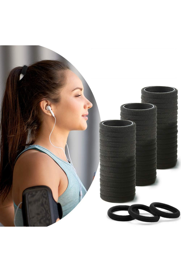 Elastik Toka 12 ADET SİYAH 719701 - 5