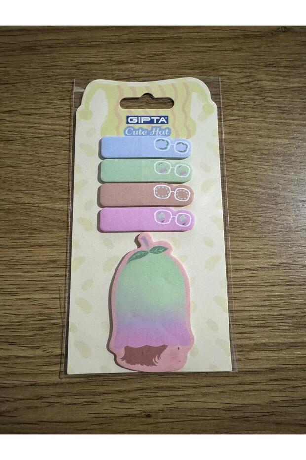 Patterned Finger Note Paper Bookmark Postit 5X20 Sheets Model 18 - 1