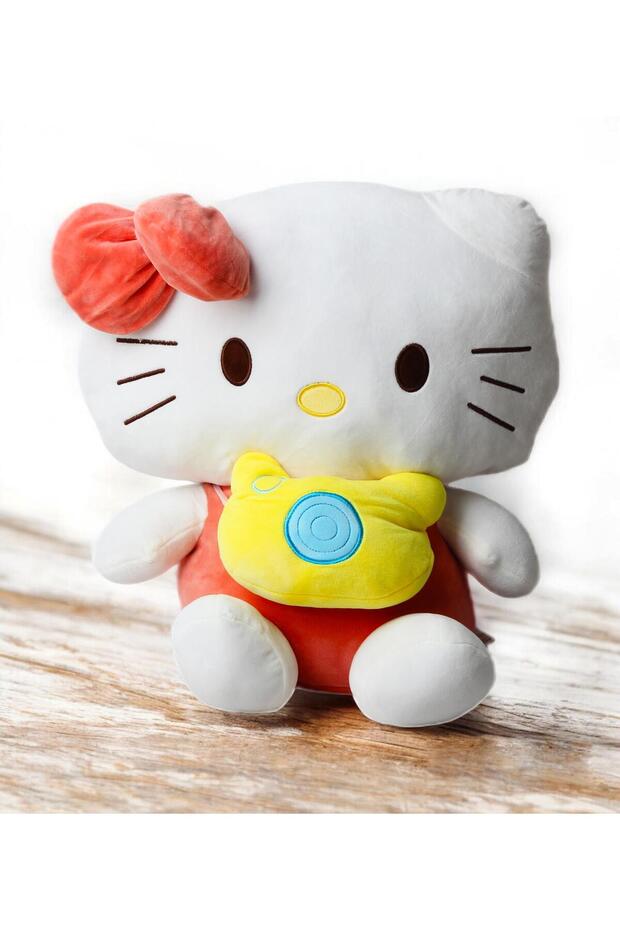 Hello Kitty Sanrio Figure Plush Toy - Imported Fabric, Large Size 42 cm, Sleeping Companion