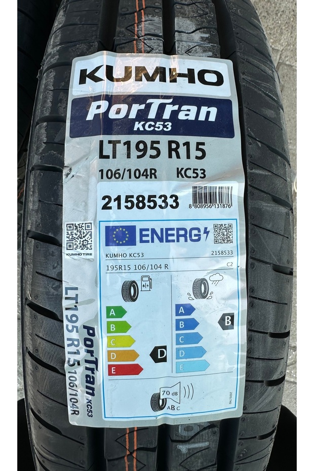 195R15C 106/104R KC53 PORTRAN KUMHO 2024ÜRETİM - 1