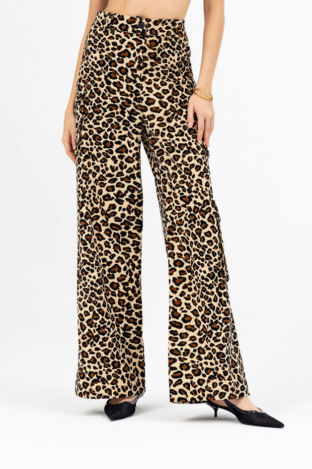 Dina Leopard Pants - 3