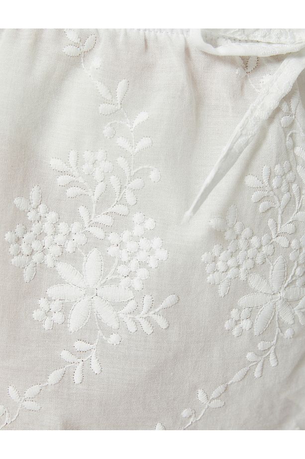 Fisto Şort Pijama Altı Rahat Kalıp Beli Bağlamalı - 6