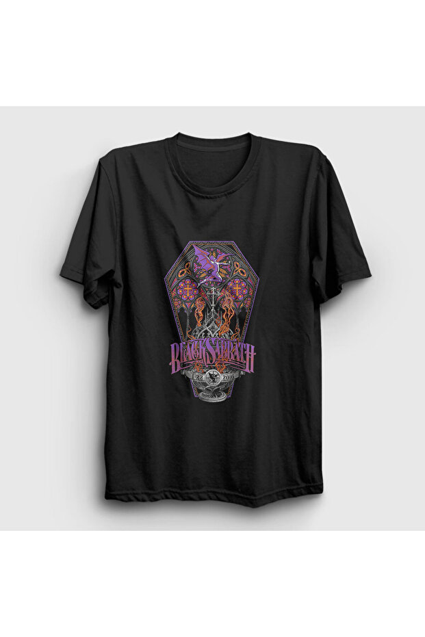 Unisex Black Coffin Black Sabbath T-Shirt 1Zw