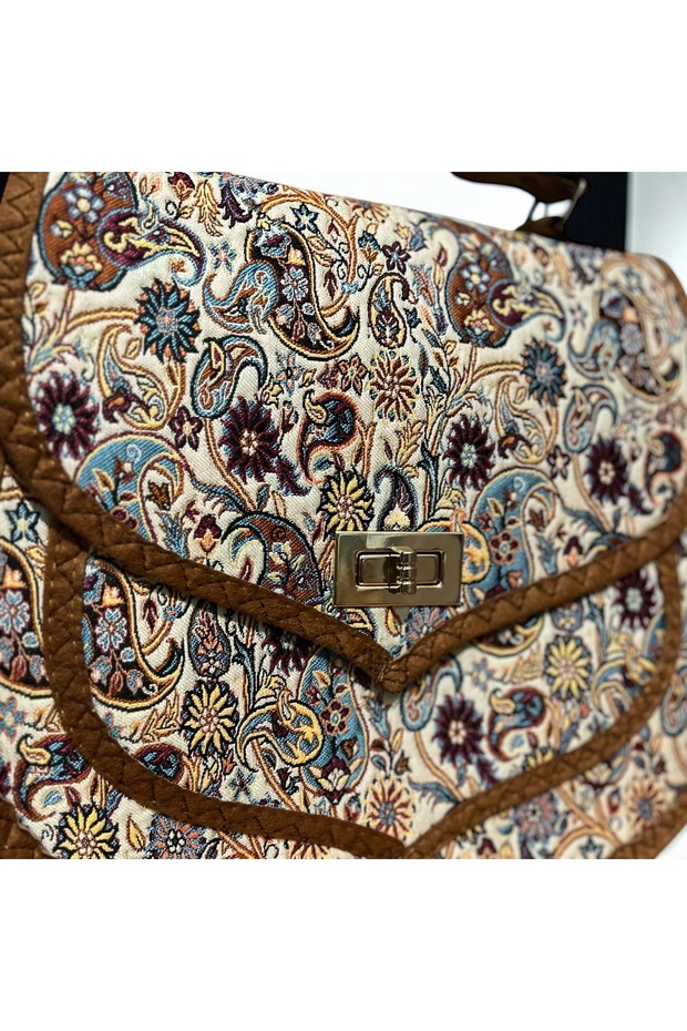 Mosaic Pattern Authentic Women's Shoulder Bag - 3