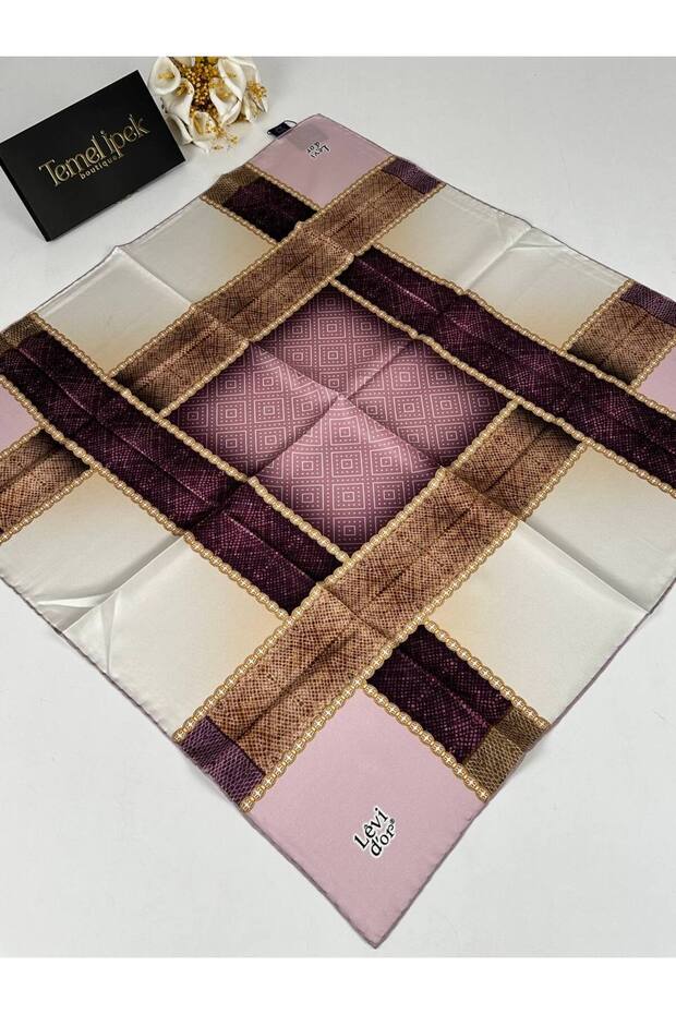 Twill Silk Scarf - 1