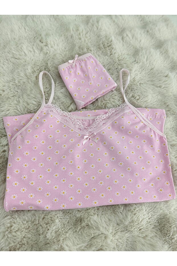 بدلة من الدانتيل منقوشة - 2