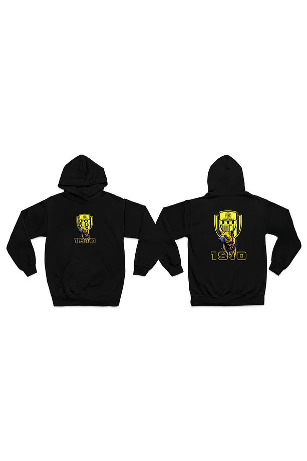 Ankaragücü Benekli Sırtlan özel tasarım ön baskılı 3 ip kalın kışlık Unisex Oversize sweatsirt - 2