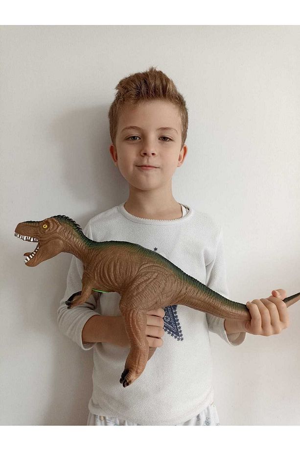 Oyuncak Dinazor Sesli Yumuşak 50 Cm - 1