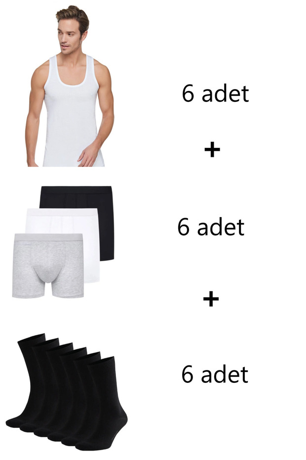 مجموعة حزمة العريس مكونة من 18 قطعة - 1