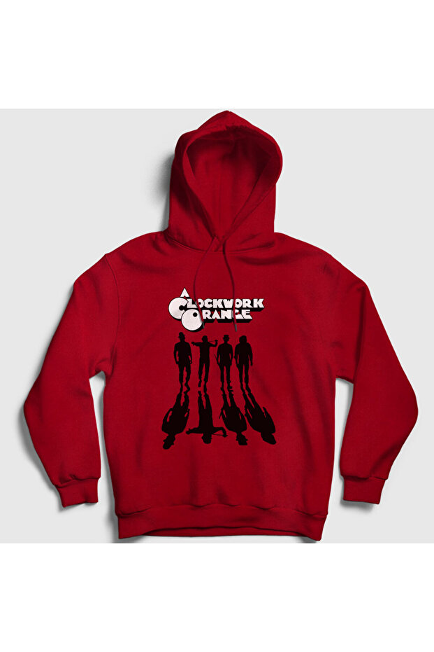 Unisex Red Gang Film Auto Orange A Clockwork Orange Hooded Sweatshirt242562tt