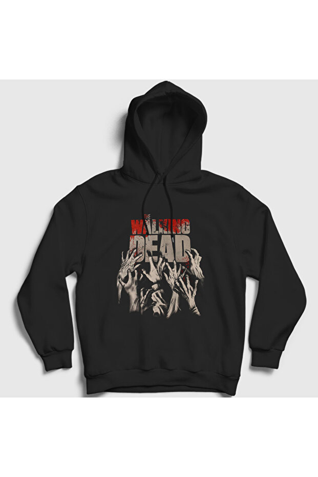 Unisex Black Rising The Walking Dead Hooded Sweatshirt390507tt