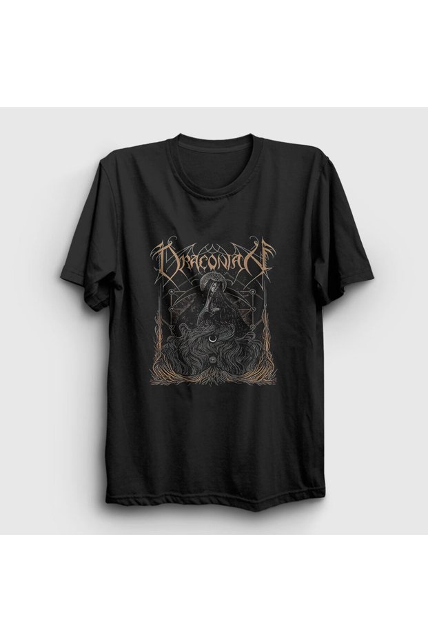 Unisex Black Night Band Draconian T-Shirt 361Zw