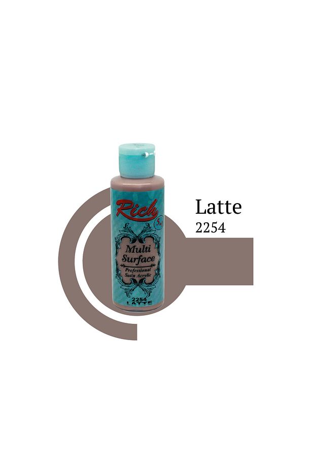 Multi Surface Her Yüzey Için Akrilik Boya 120 Cc. - 2254 Latte - 1