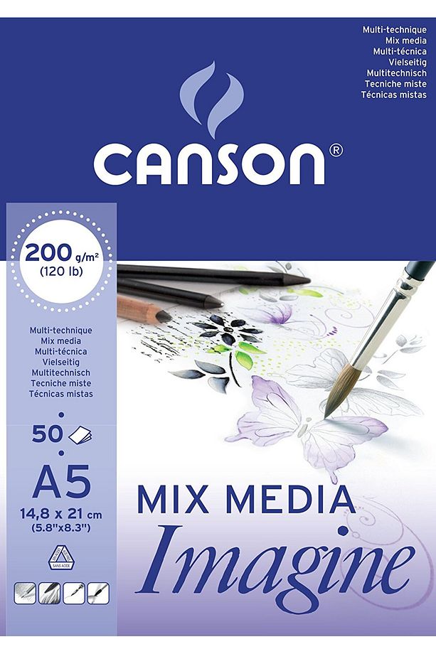 Mix Media Imagine Resim Defteri 200gr-a5 - 1